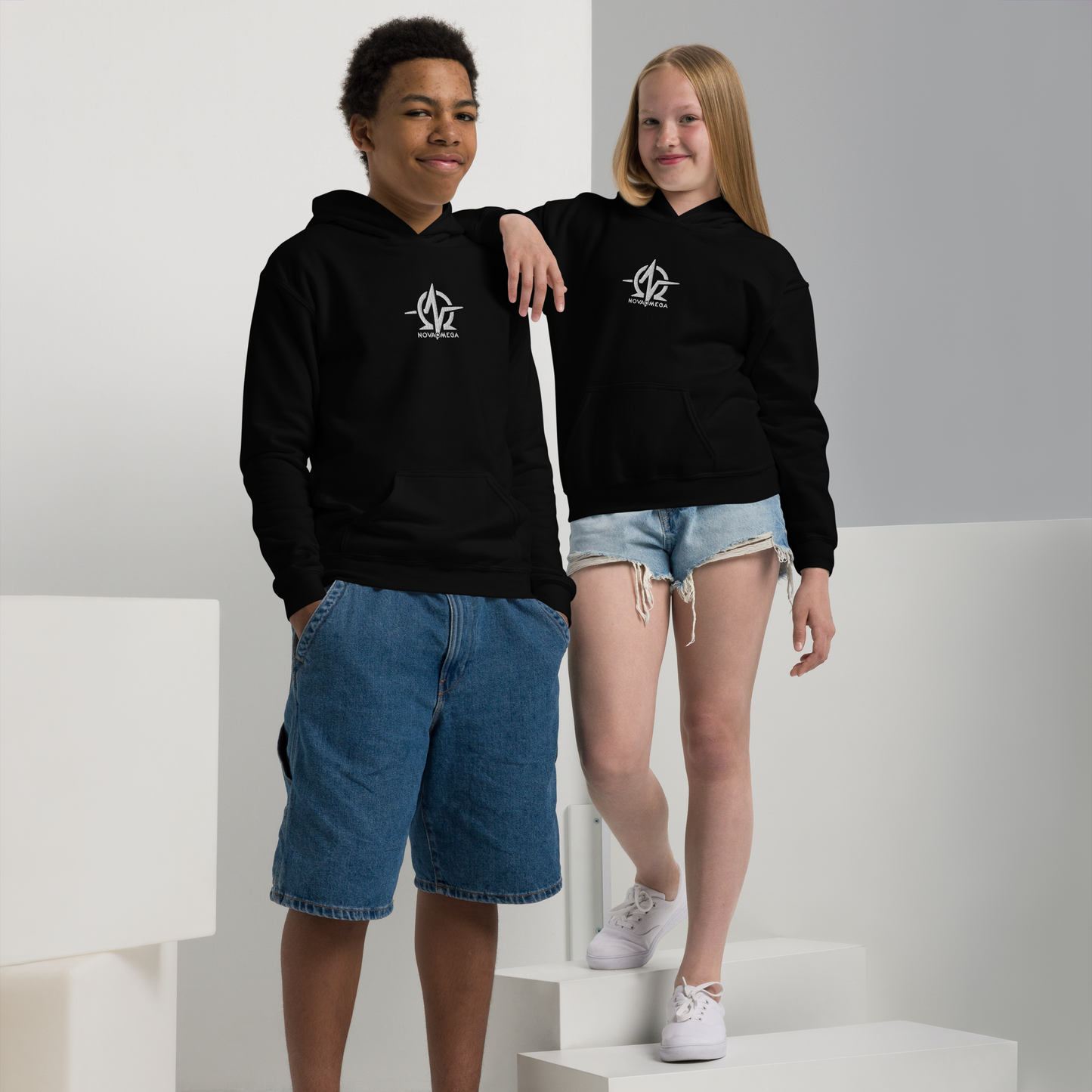 Embroidered Youth hoodie