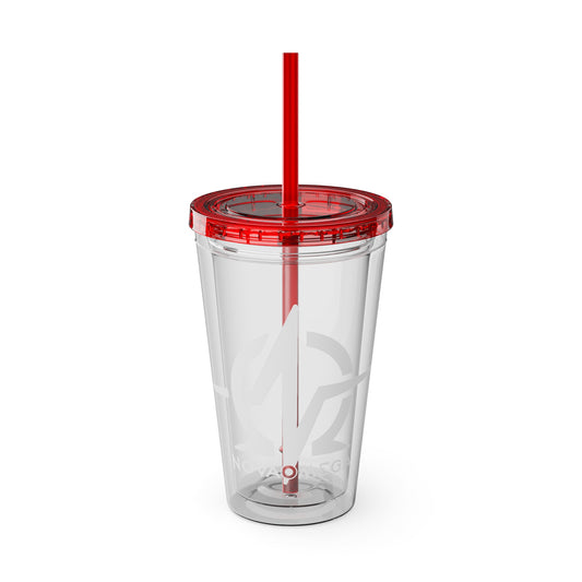 Sunsplash Tumbler with Straw, 16oz