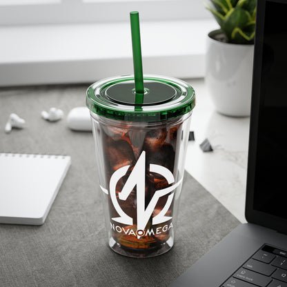 Sunsplash Tumbler with Straw, 16oz