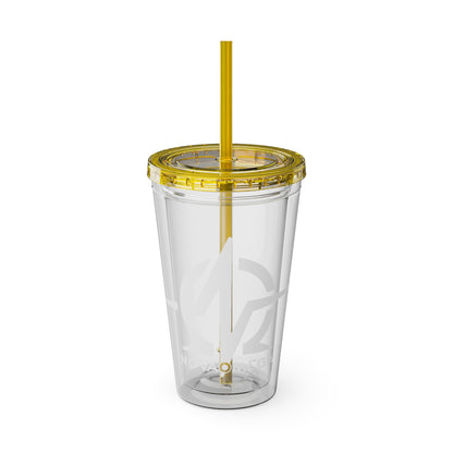 Sunsplash Tumbler with Straw, 16oz