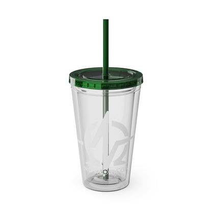 Sunsplash Tumbler with Straw, 16oz