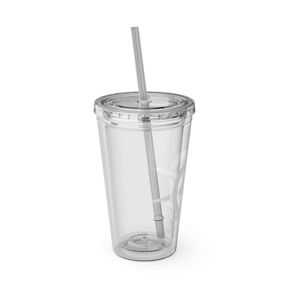Sunsplash Tumbler with Straw, 16oz