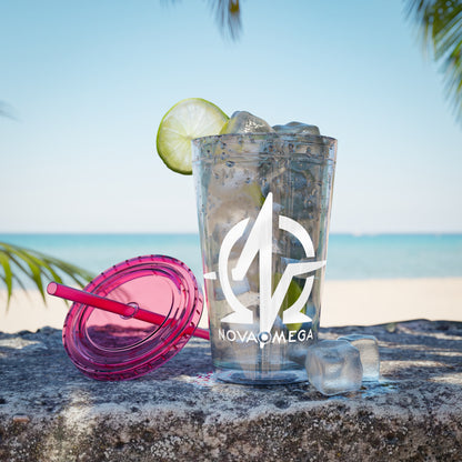 Sunsplash Tumbler with Straw, 16oz