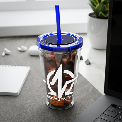 Sunsplash Tumbler with Straw, 16oz