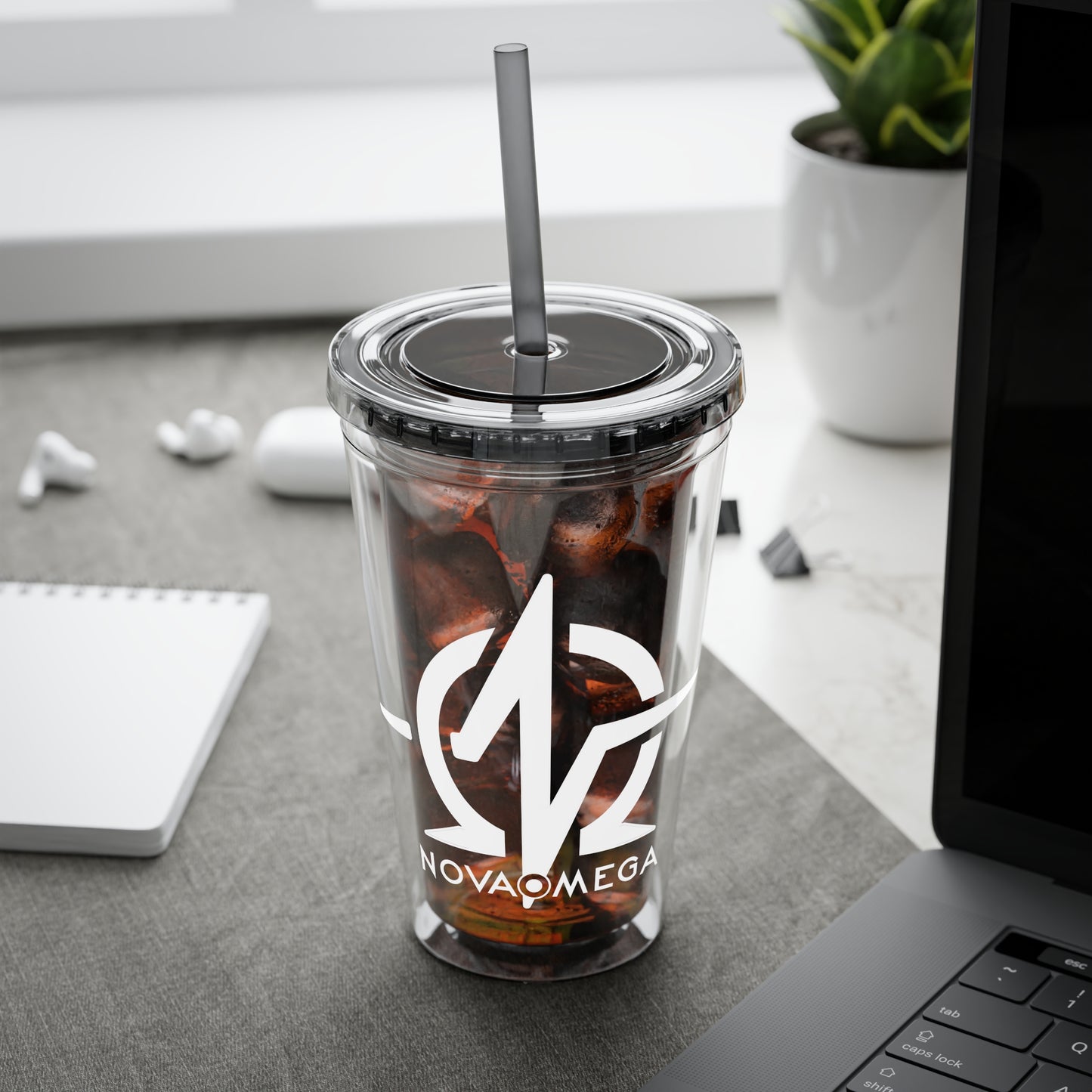 Sunsplash Tumbler with Straw, 16oz