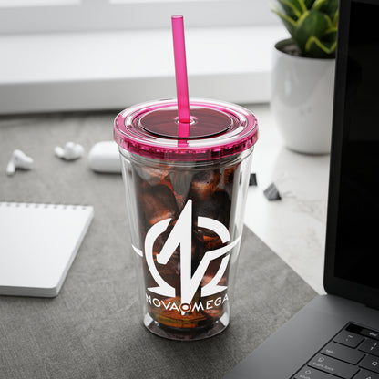 Sunsplash Tumbler with Straw, 16oz