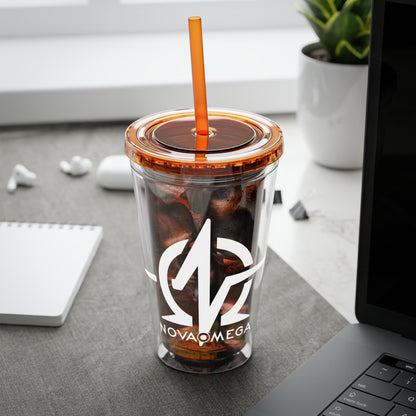 Sunsplash Tumbler with Straw, 16oz