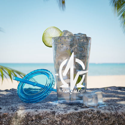 Sunsplash Tumbler with Straw, 16oz