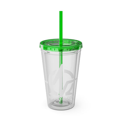 Sunsplash Tumbler with Straw, 16oz