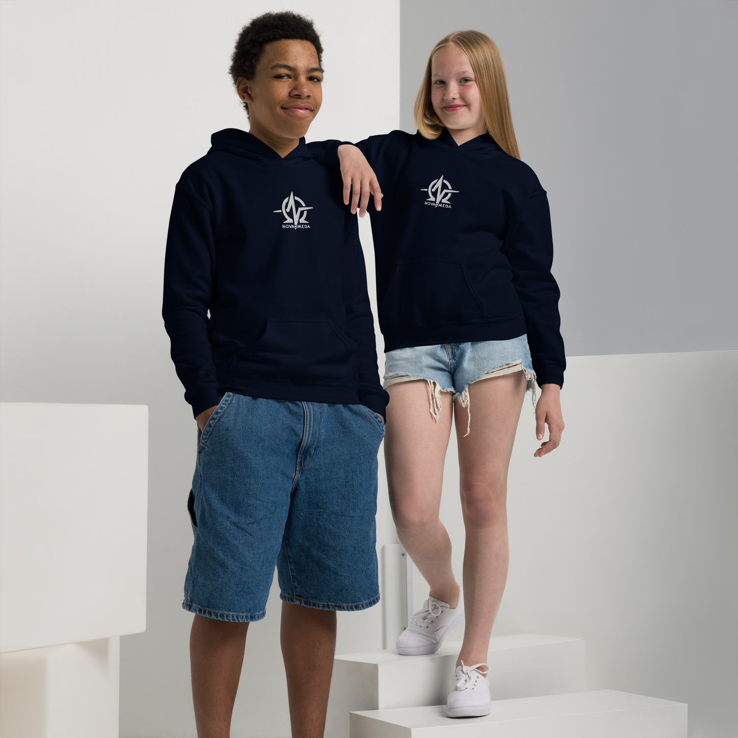 Embroidered Youth hoodie